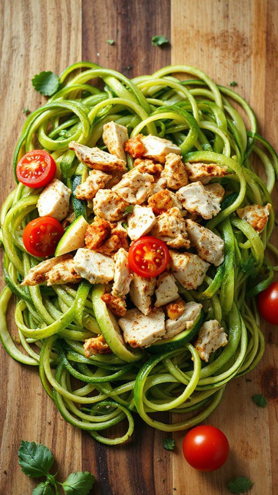 chicken zucchini noodle stir fry chicken zucchini noodle stir fry