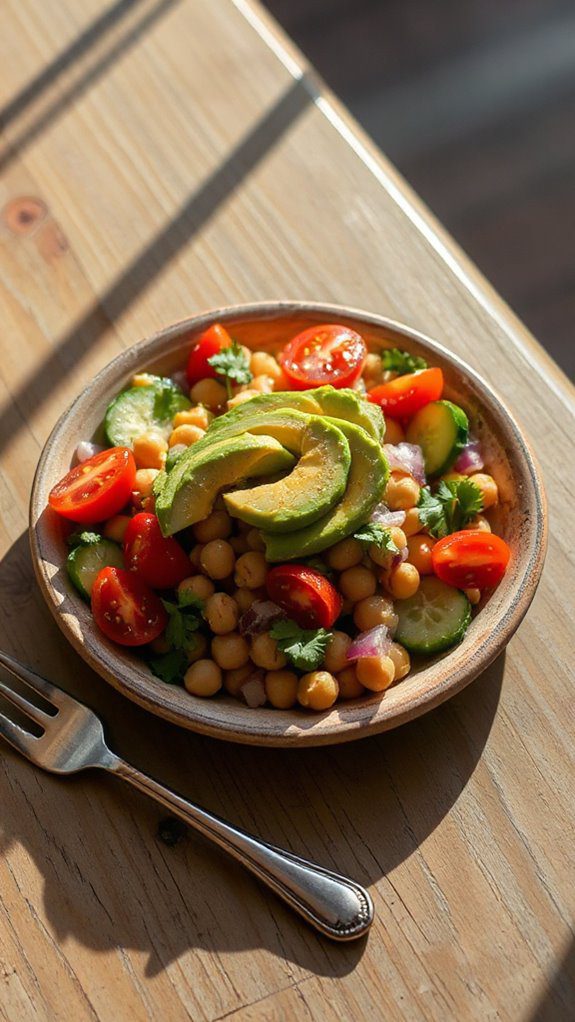 chickpea avocado salad recipe