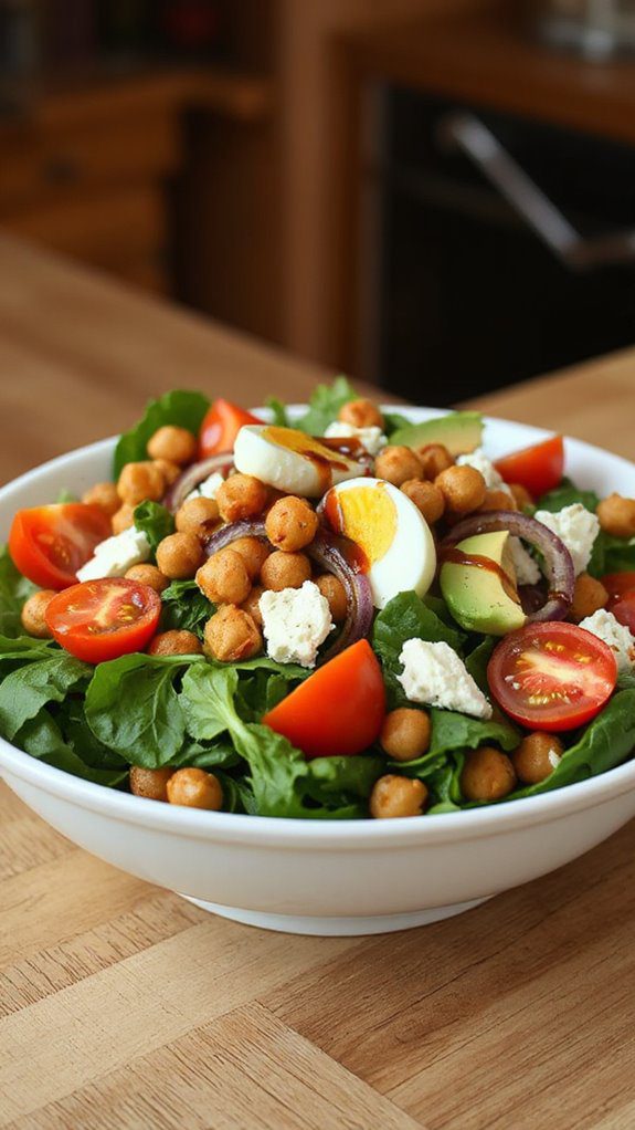 chickpea salad with crunch