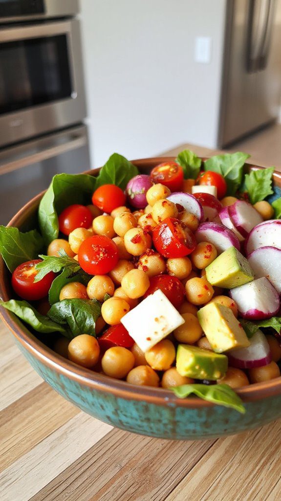 chickpea salad with spice