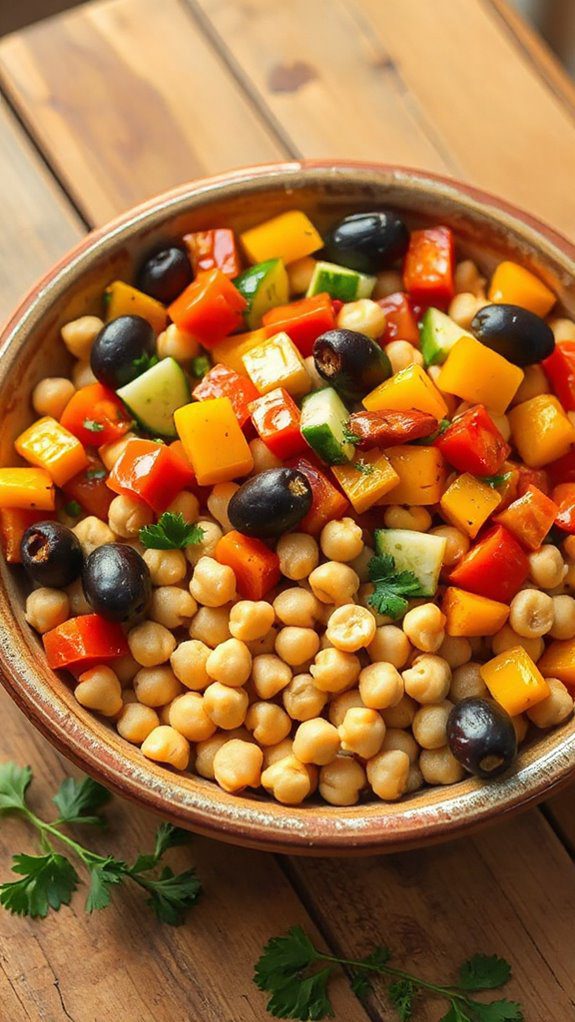 chickpeas mediterranean flavors combined chickpeas mediterranean flavors combined
