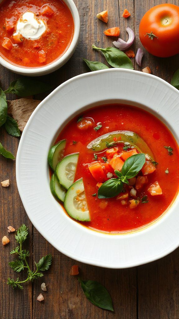 chilled vegetable soup recipe