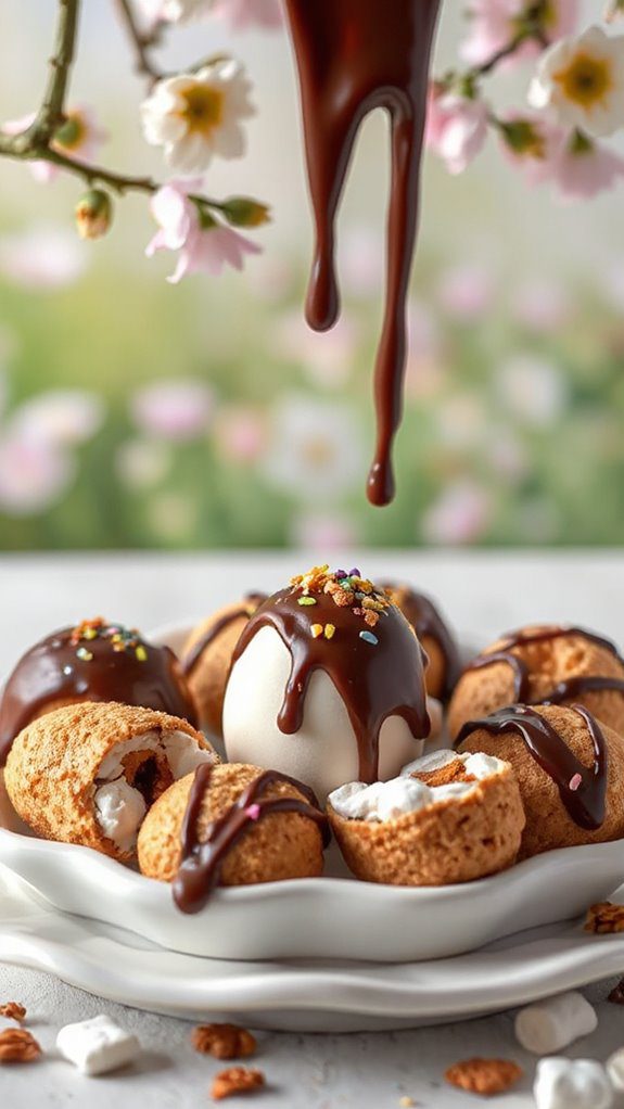 chocolate marshmallow filled treats