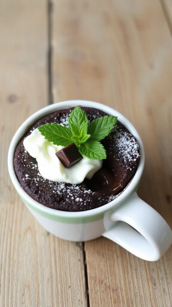 chocolate mint dessert treat