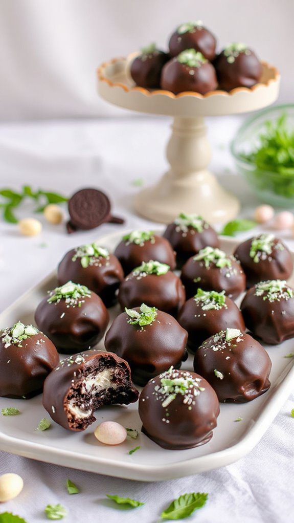 chocolate mint oreo treats chocolate mint oreo treats