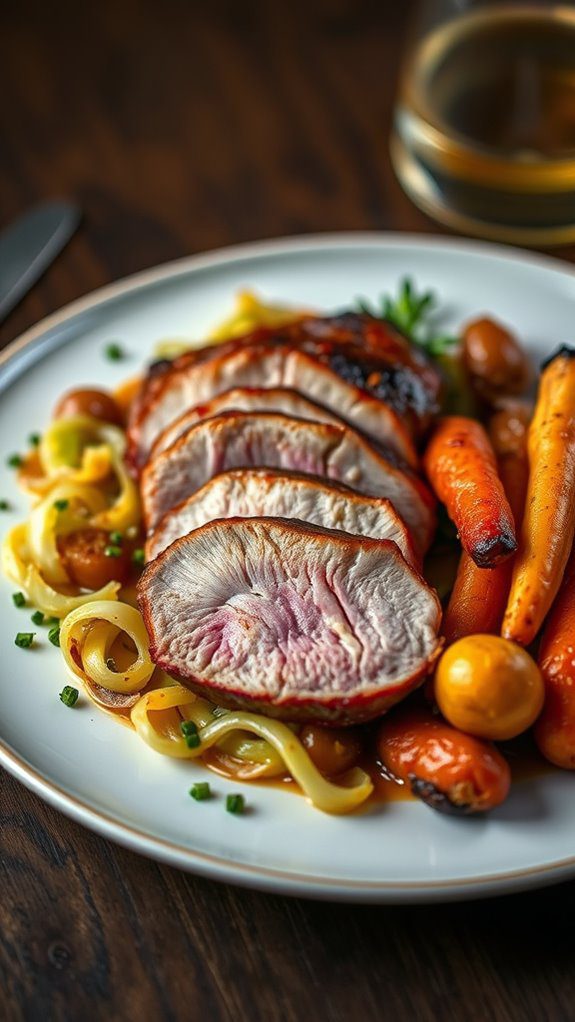 cider glazed duck with cabbage cider glazed duck with cabbage