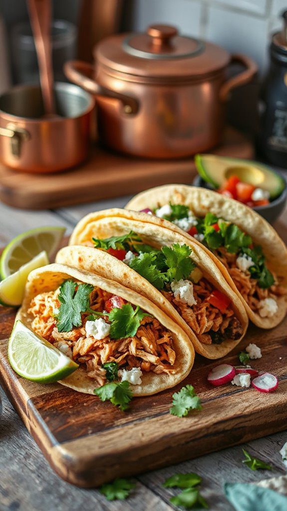 cilantro lime chicken tacos
