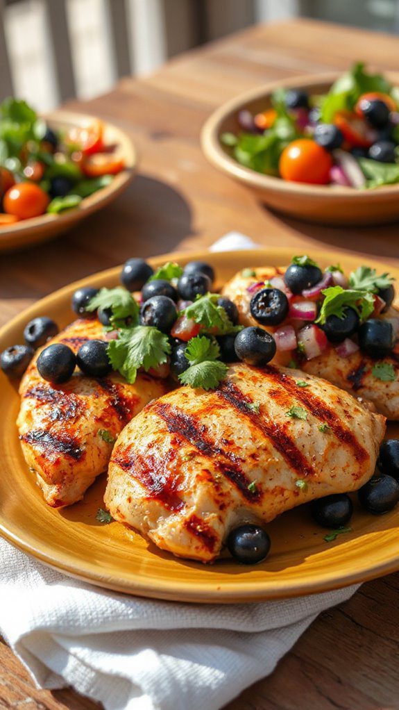 cilantro lime chicken with salsa cilantro lime chicken with salsa