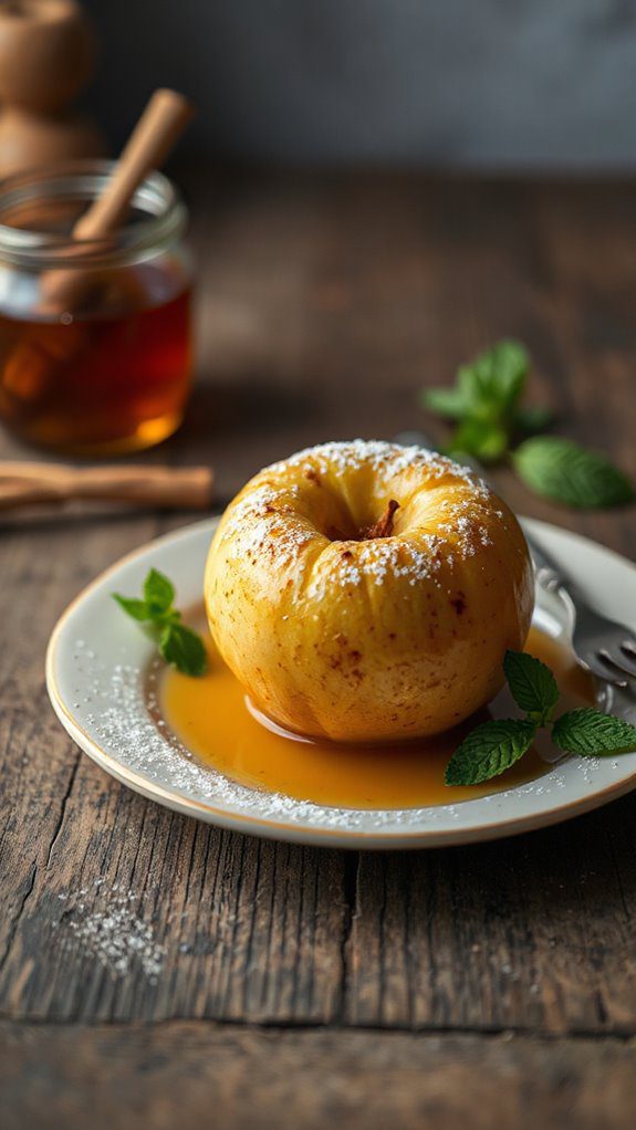 cinnamon spiced baked apples