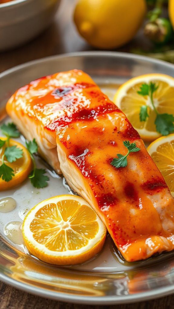 citrus infused honey salmon recipe