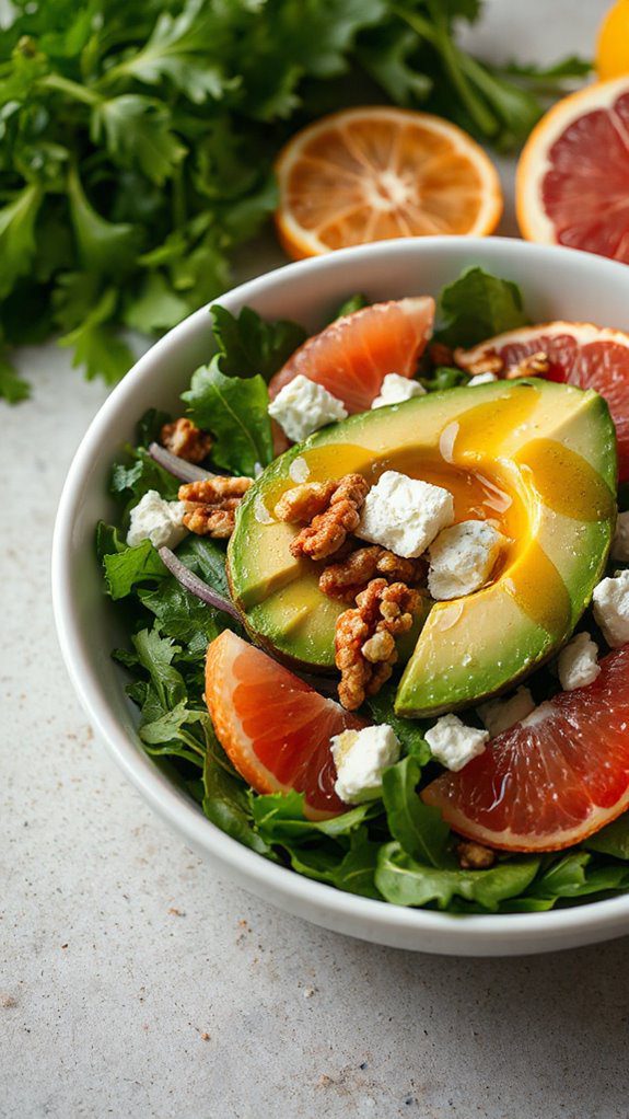 citrusy avocado salad delight