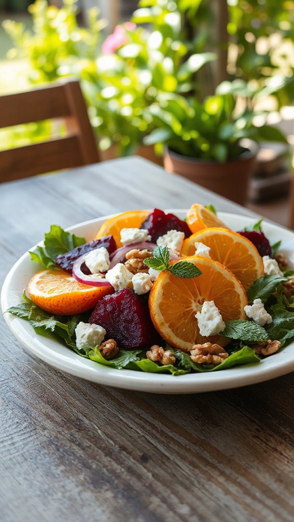 citrusy beetroot salad delight