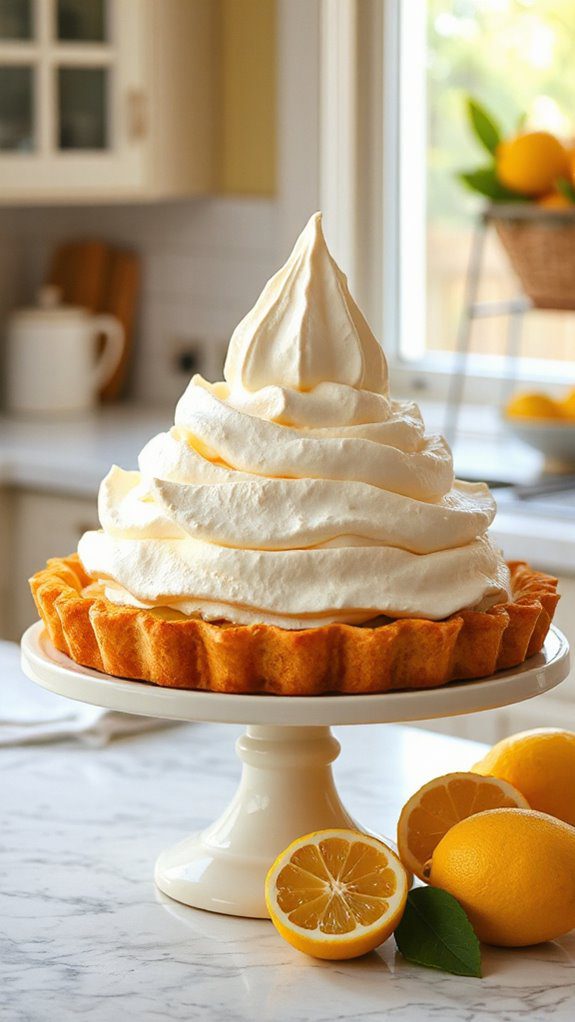 citrusy dessert with meringue citrusy dessert with meringue