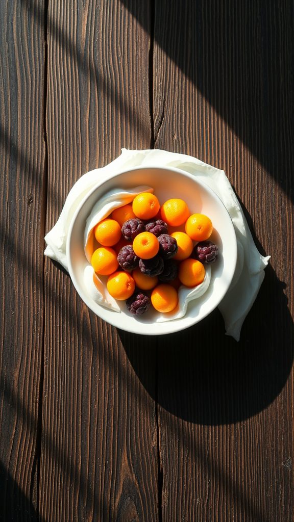 cloudberry dessert with cream