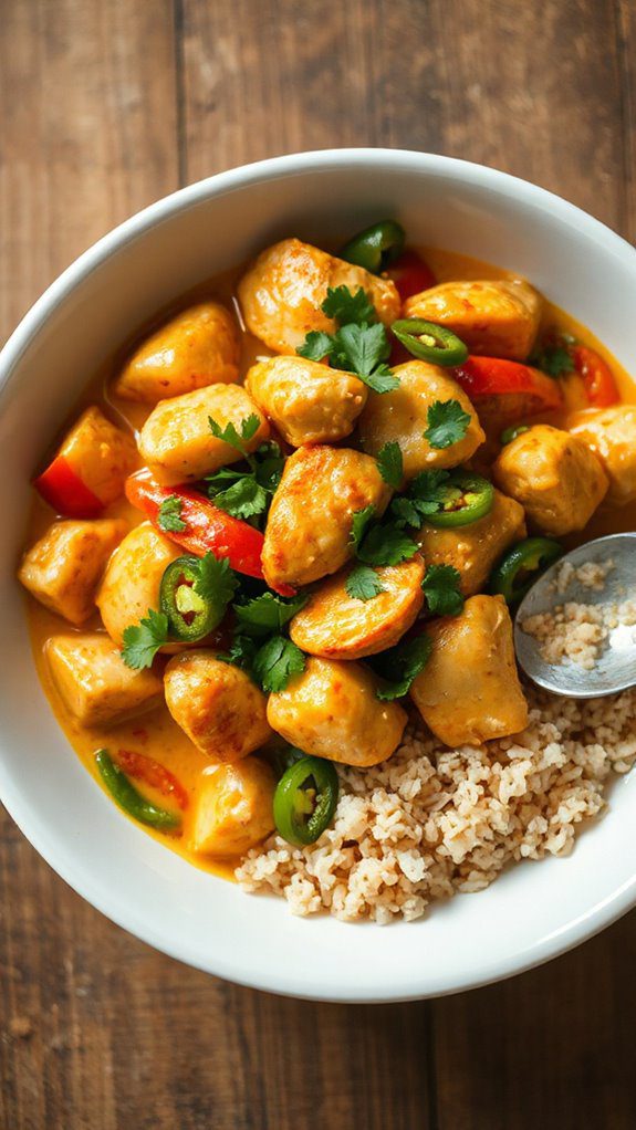 coconut curry chicken stir fry coconut curry chicken stir fry