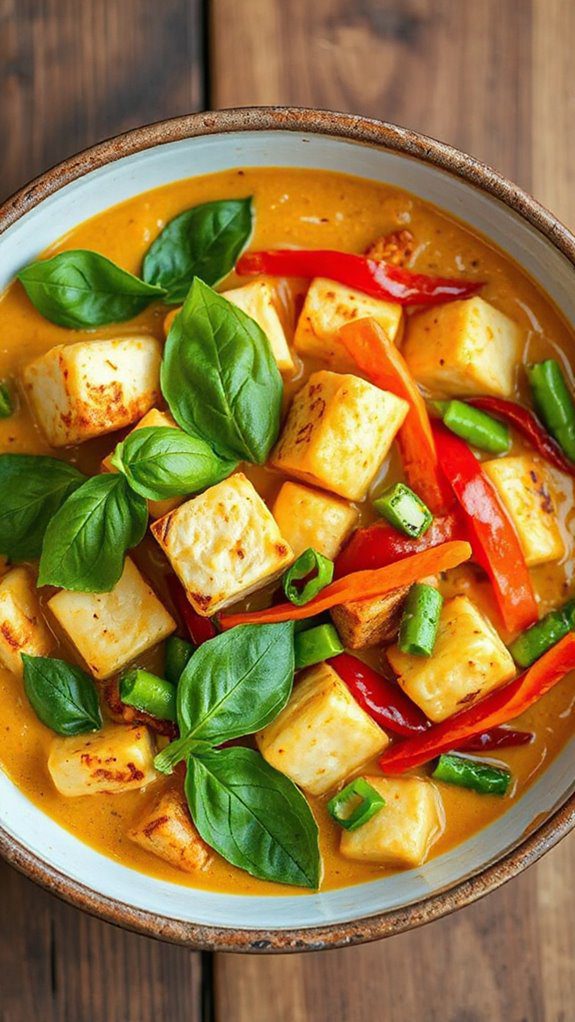 coconut curry with tofu