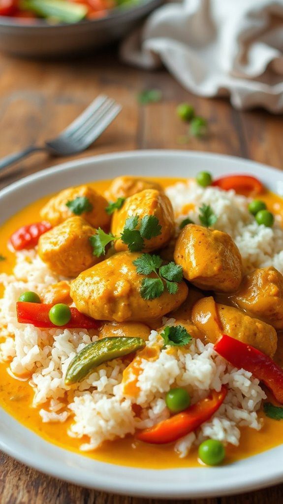 coconut infused chicken curry coconut infused chicken curry