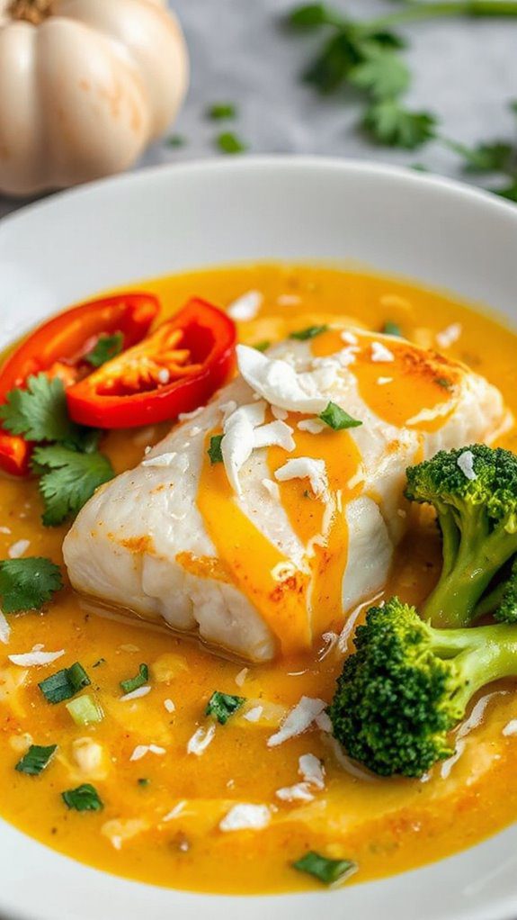 coconut infused cod curry coconut infused cod curry