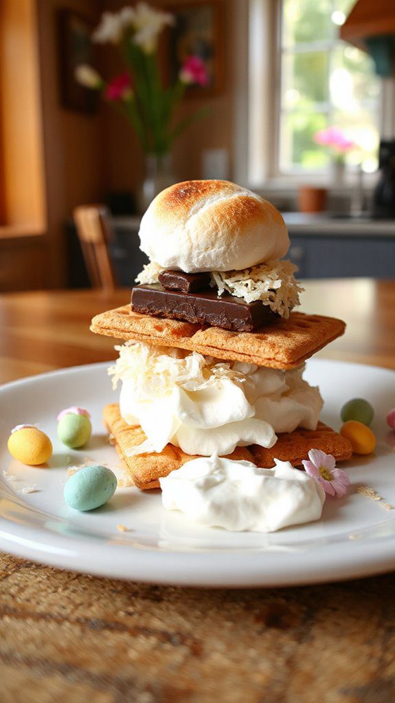 coconut infused delicious campfire treat