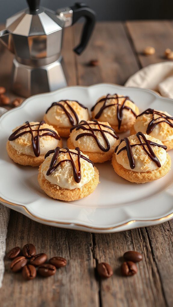 coffee flavored hazelnut macaroons coffee flavored hazelnut macaroons