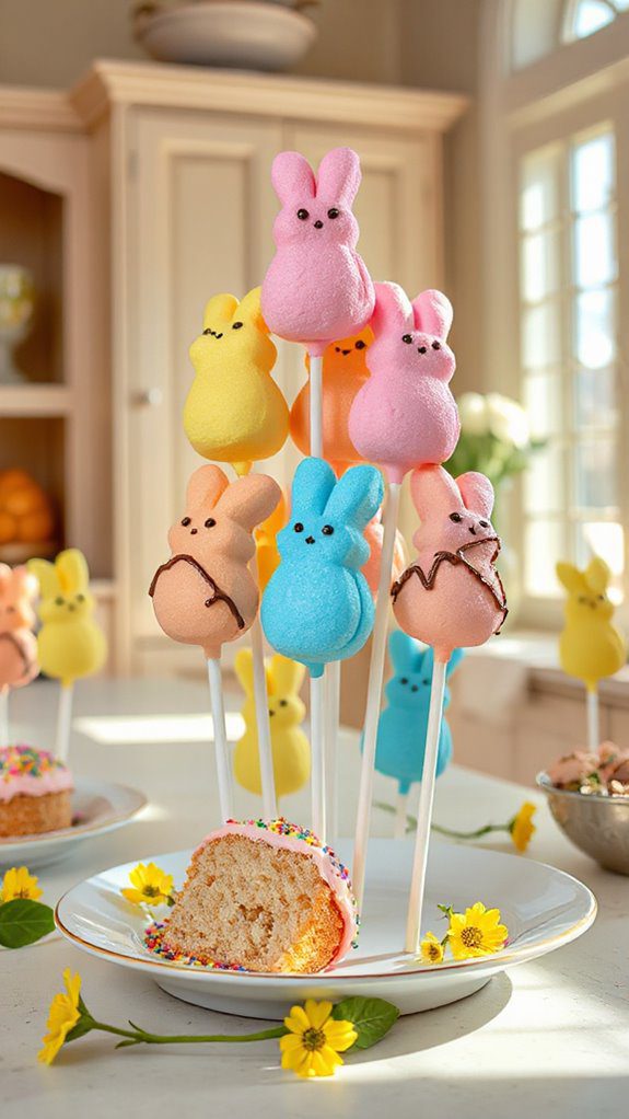 colorful marshmallow dessert bites