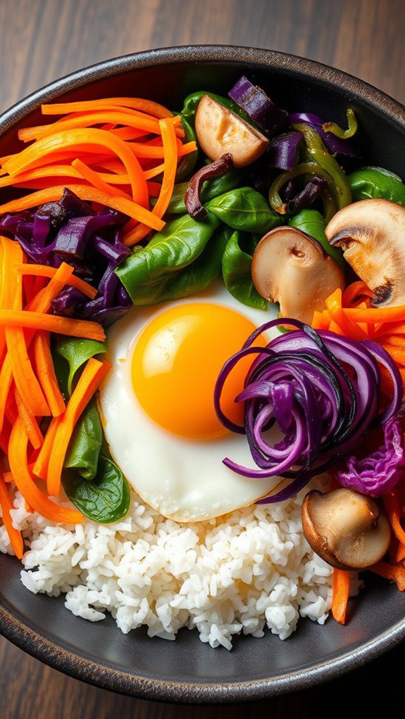 colorful mixed rice dish