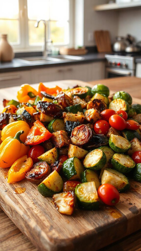 colorful roasted vegetable blend colorful roasted vegetable blend
