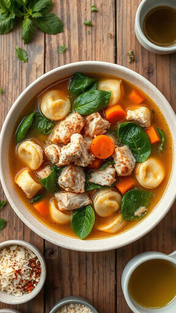 comforting chicken pasta soup comforting chicken pasta soup