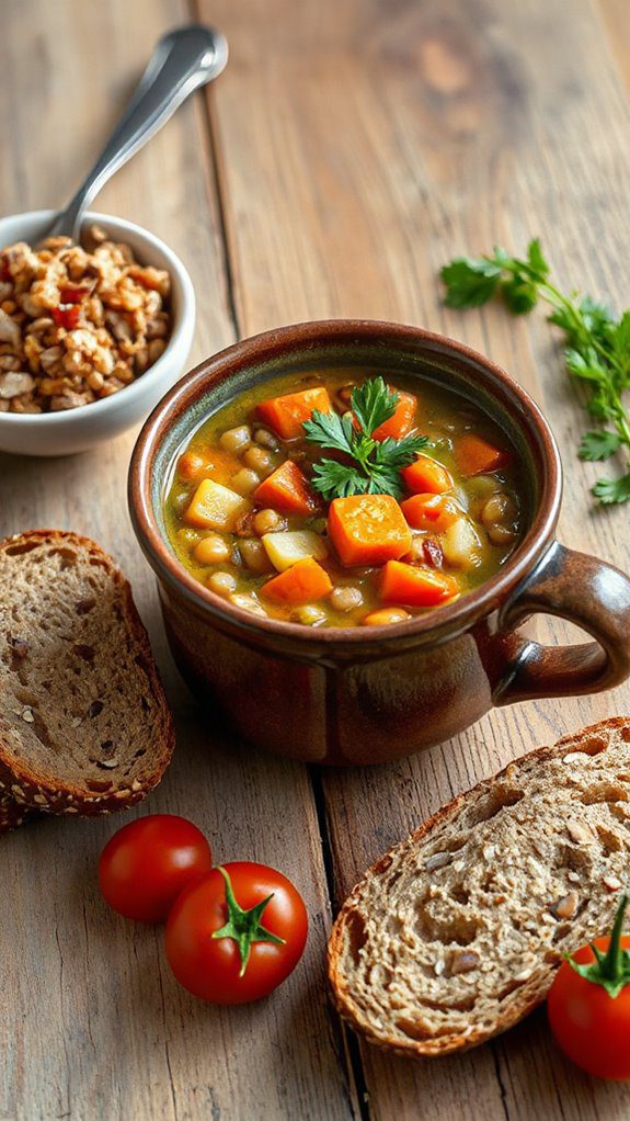 comforting lentil soup recipe