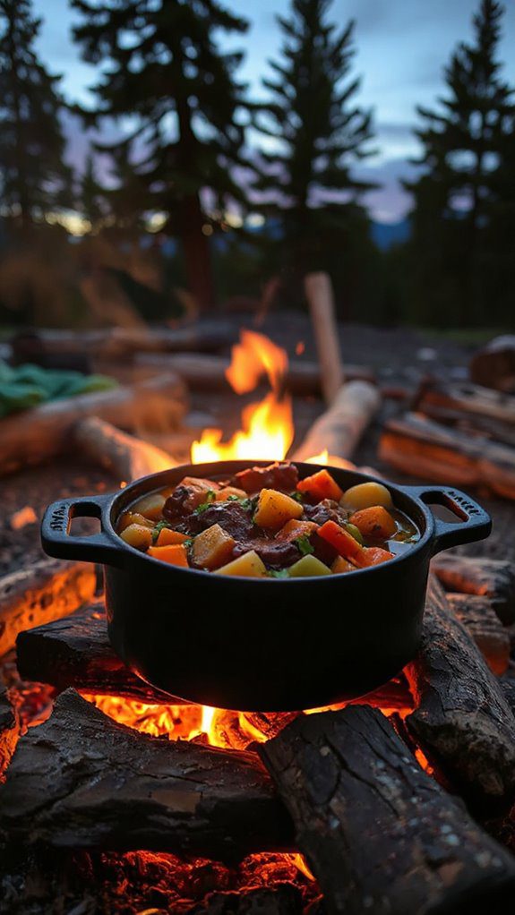 comforting rustic meal preparation