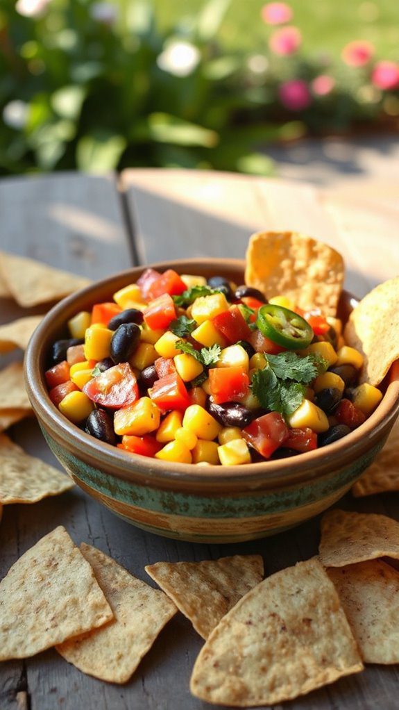 corn and black bean dip