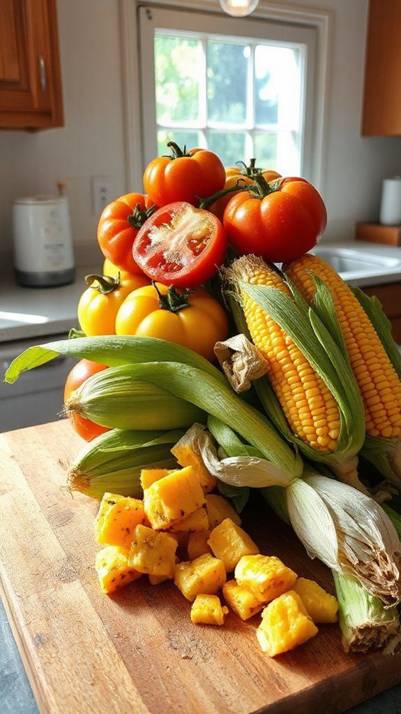 corn and tomato mix