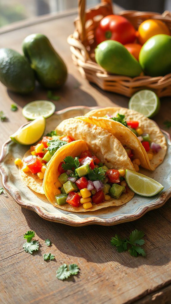 corn avocado salsa tacos
