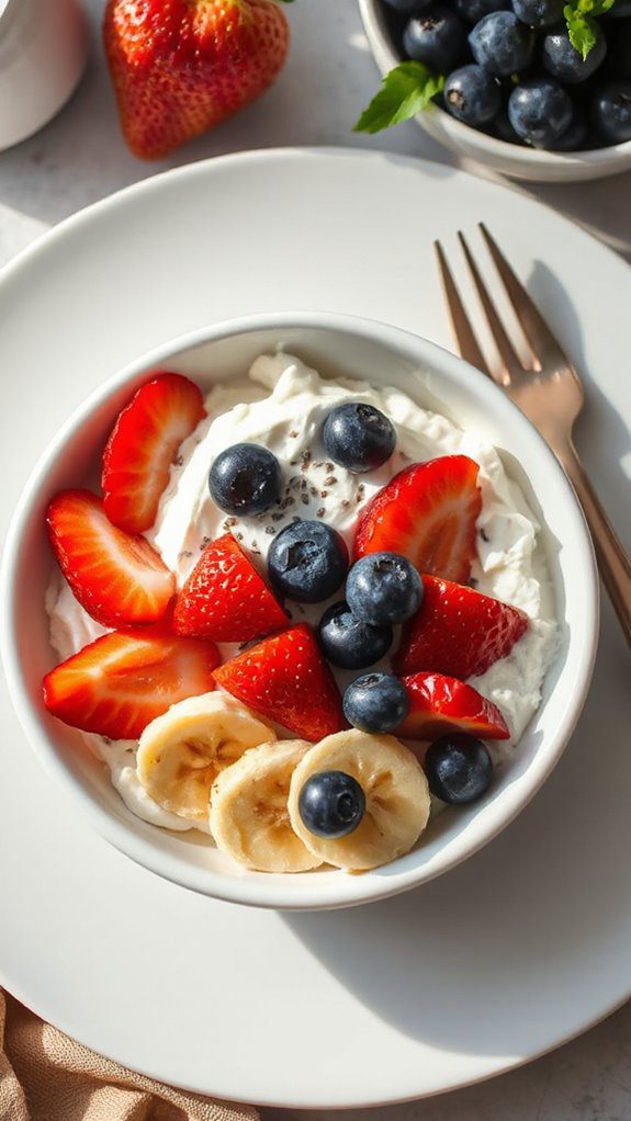 cottage cheese fruit mixture
