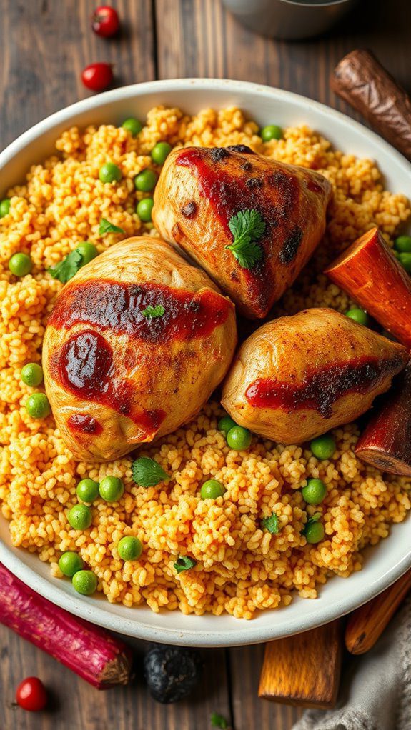 couscous paired with chicken