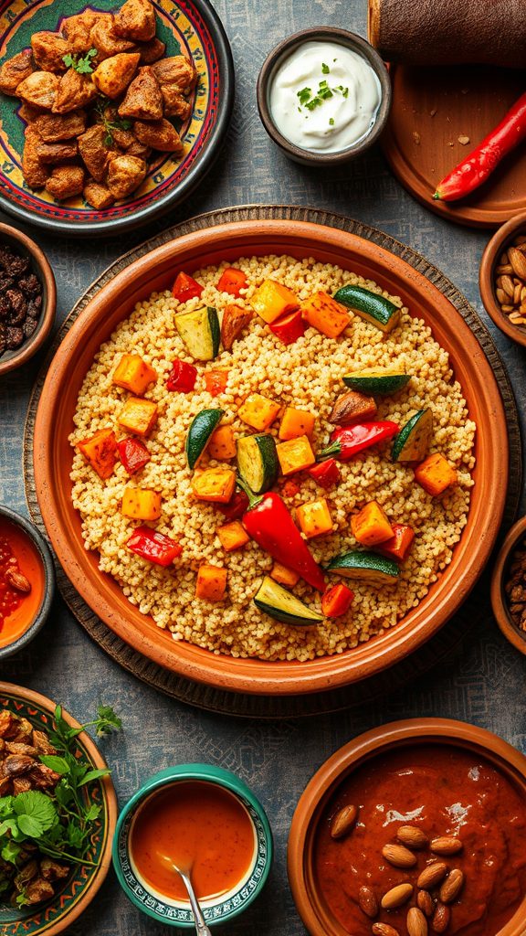 couscous with north african vegetables