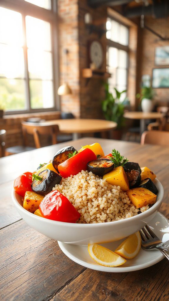 couscous with roasted vegetables couscous with roasted vegetables