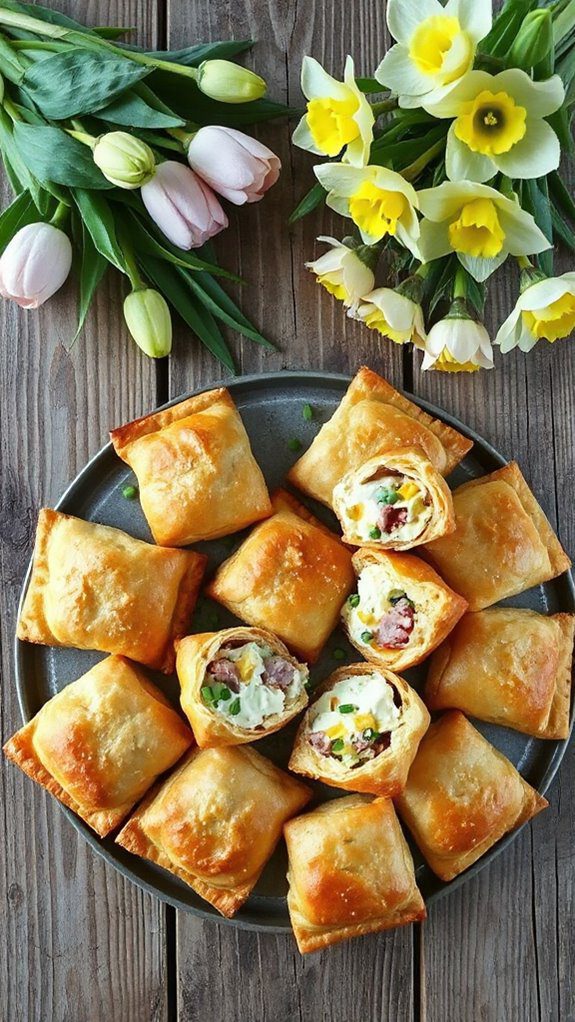 cream cheese ham pockets