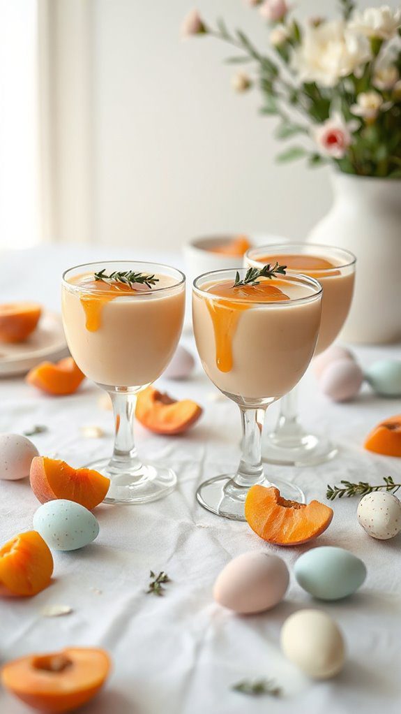 creamy apricot thyme dessert creamy apricot thyme dessert