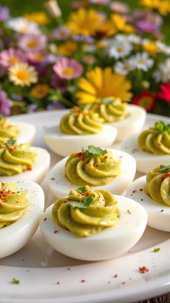 creamy avocado deviled eggs creamy avocado deviled eggs