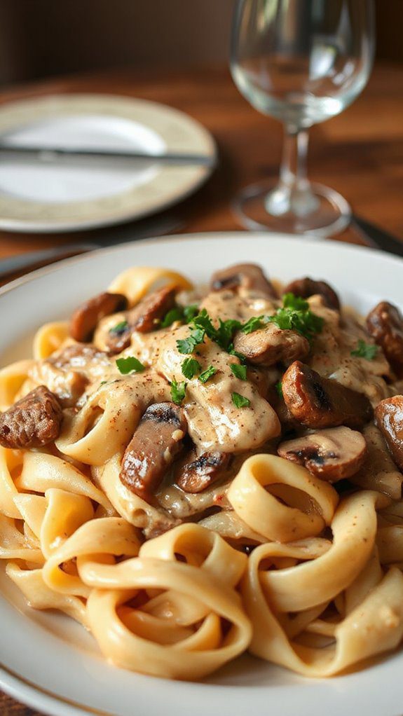 creamy beef pasta dish creamy beef pasta dish