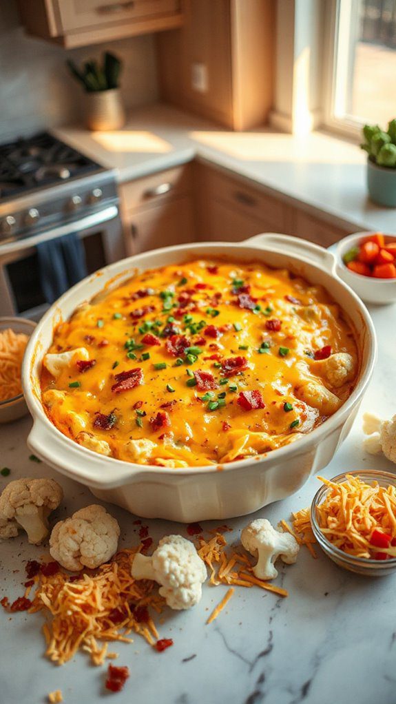 creamy cauliflower casserole recipe