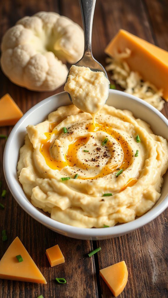 creamy cauliflower cheese puree creamy cauliflower cheese puree