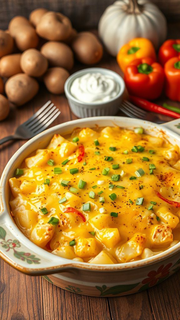 creamy cheesy potato dish creamy cheesy potato dish