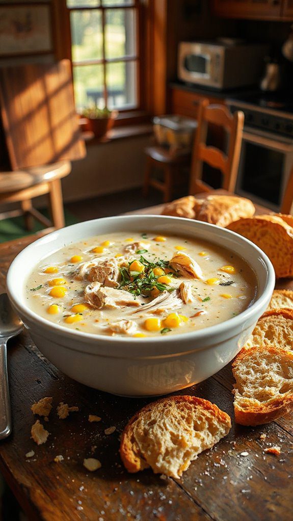 creamy chicken corn soup creamy chicken corn soup
