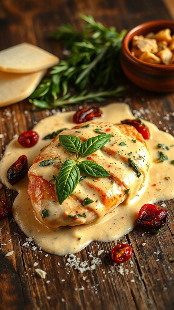 creamy chicken in tuscany creamy chicken in tuscany
