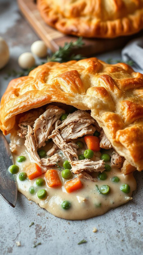 creamy chicken pot pie