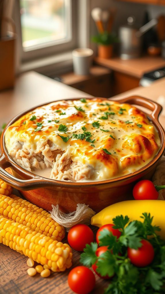 creamy chicken rice casserole creamy chicken rice casserole