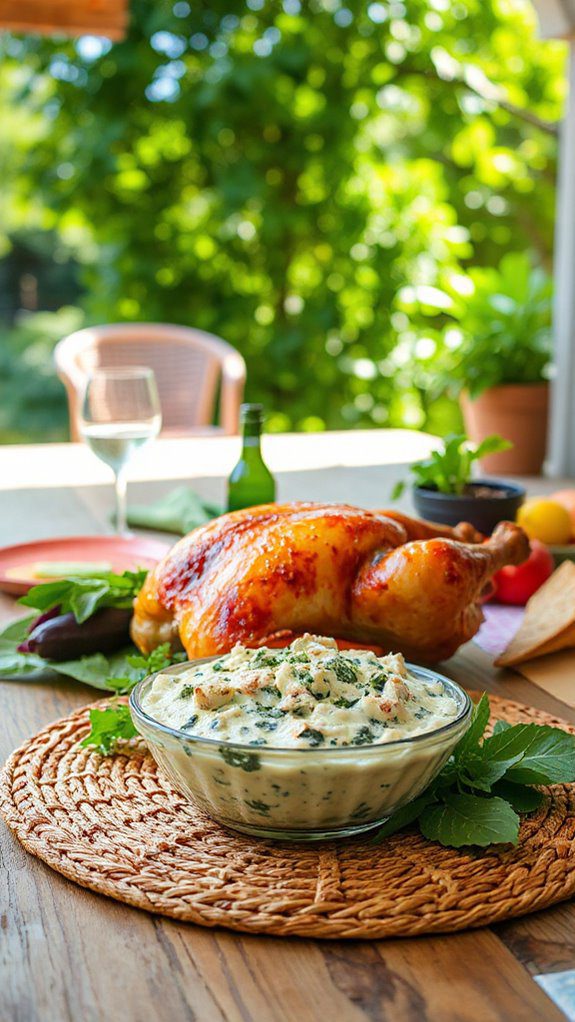 creamy chicken spinach dip creamy chicken spinach dip