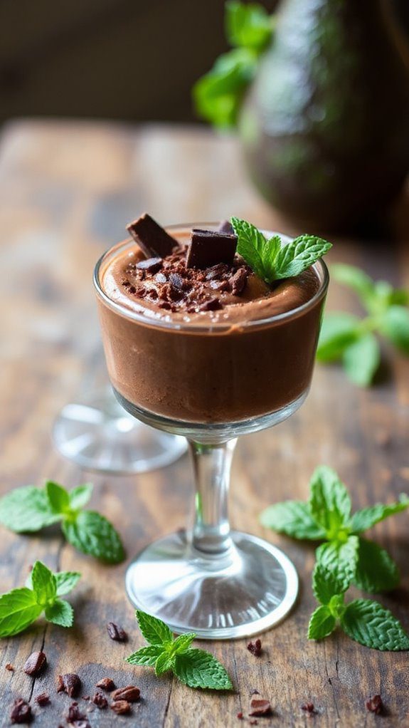 creamy chocolate avocado dessert creamy chocolate avocado dessert